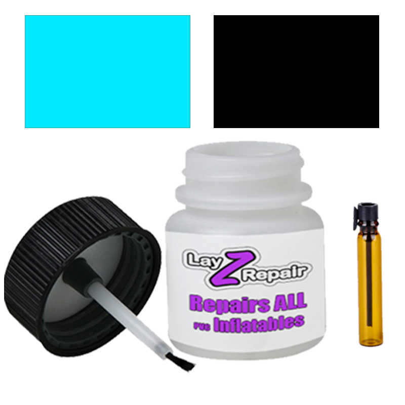 Kayak repair kit aqua and black
