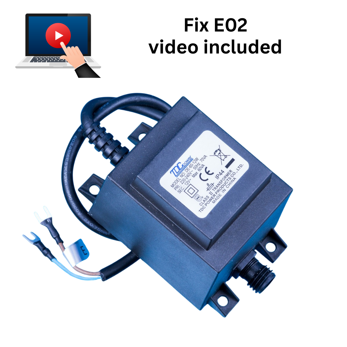 lay z spa transformer fix e02 error code